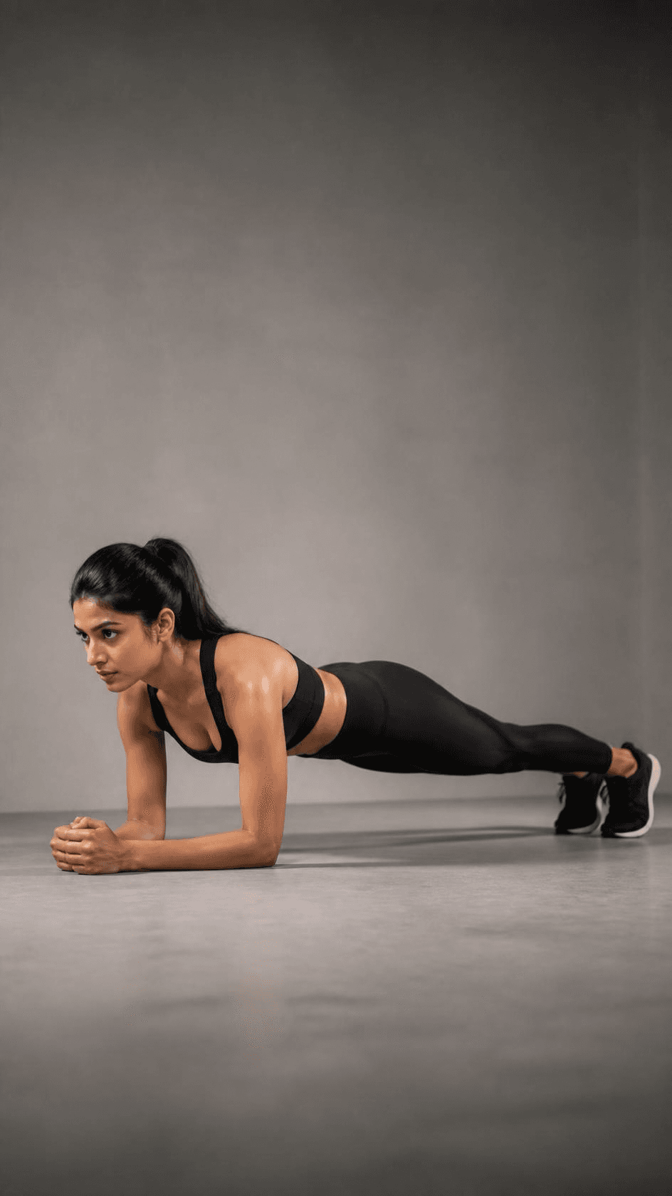 Plank, demonstrated