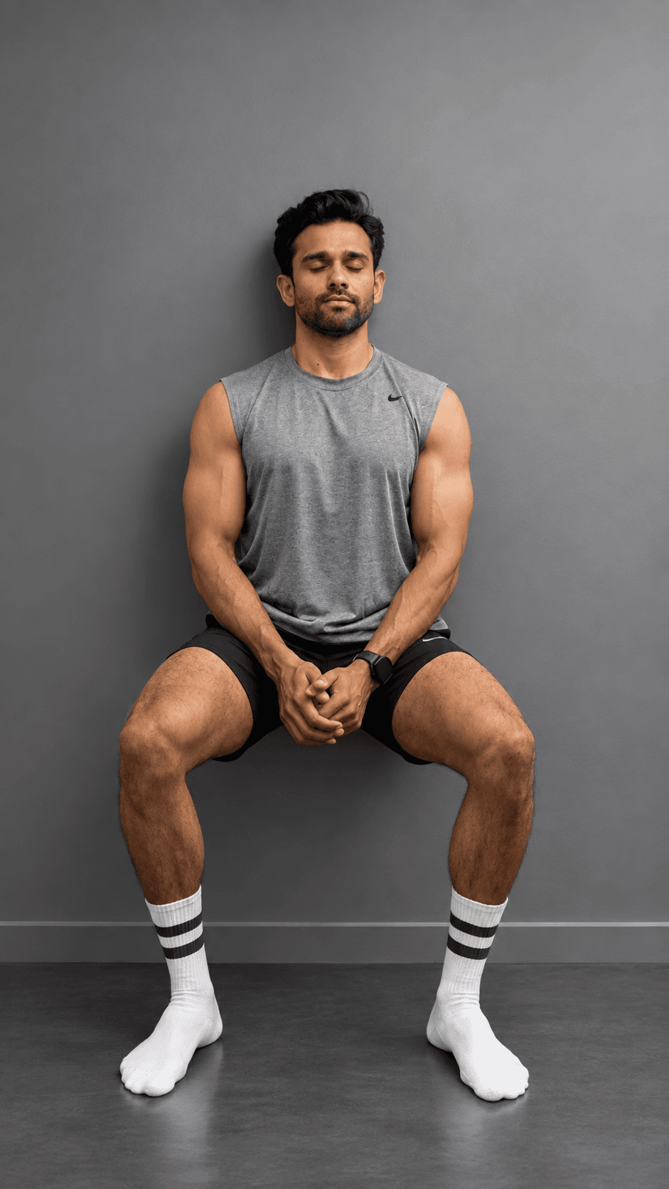 Wall Sit, demonstrated